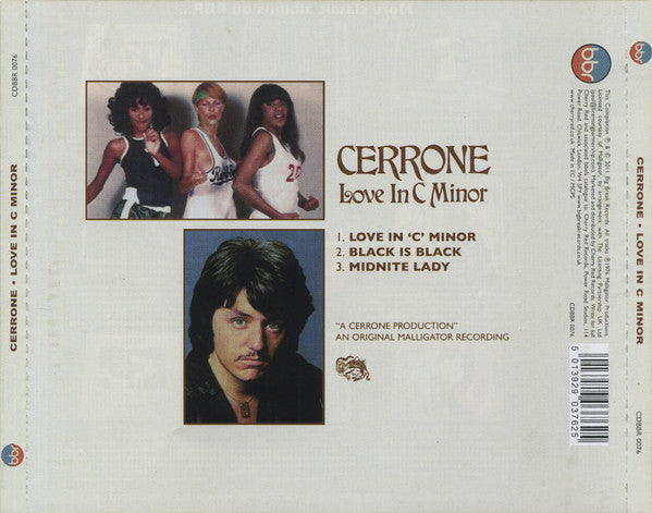 Cerrone : Love In 'C' Minor (CD, Album, RE, RM)