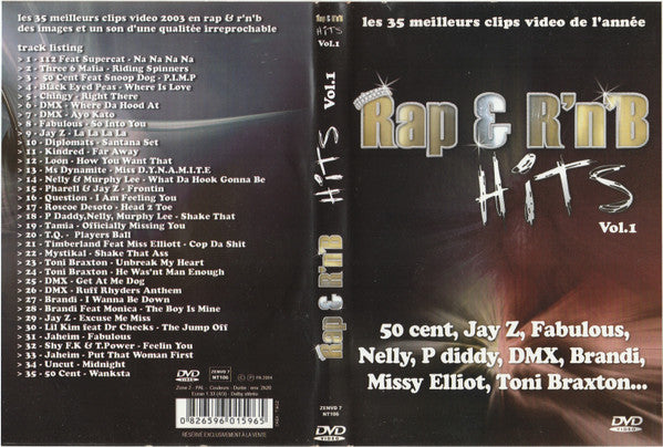 Various : Rap & R'n'B Vol.1 (DVD-V, PAL)