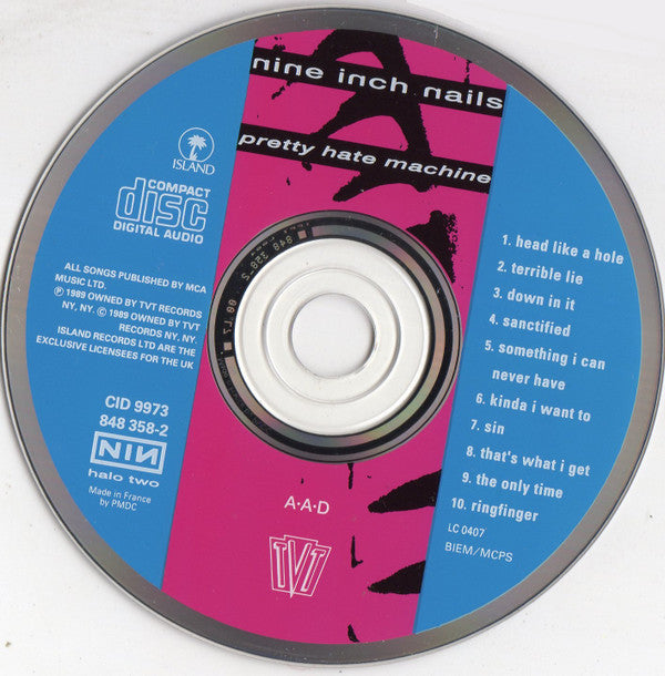 Nine Inch Nails : Pretty Hate Machine (CD, Album, RE)