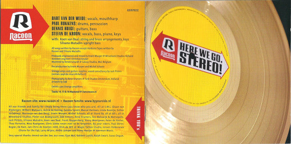 Racoon (4) : Here We Go, Stereo! (CD, Album, RE)