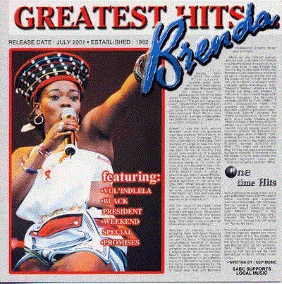 Brenda Fassie : Greatest Hits (CD, Album, Comp)