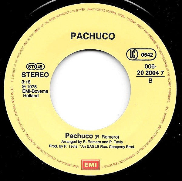 Pachuco : Malaguena (7", Single)