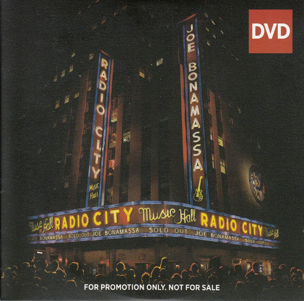 Joe Bonamassa : Live At Radio City Music Hall (DVD-V, Promo, Multichannel)