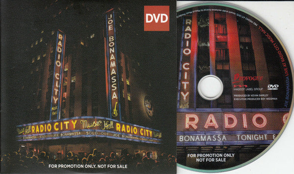 Joe Bonamassa : Live At Radio City Music Hall (DVD-V, Promo, Multichannel)