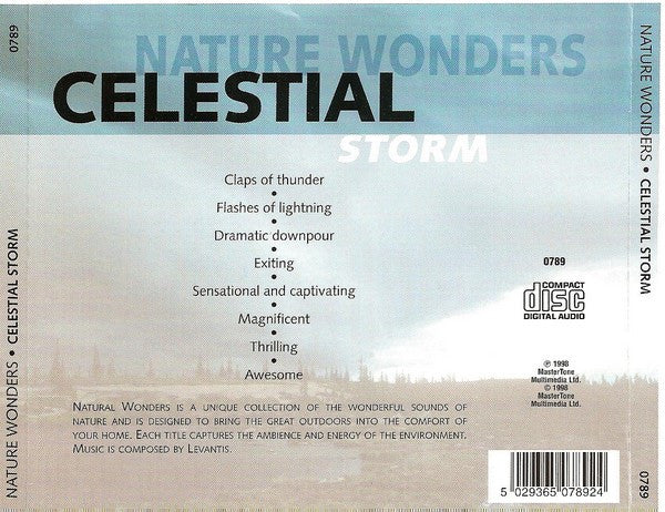 Levantis : Nature Wonders - Celestial Storm (CD, Album)