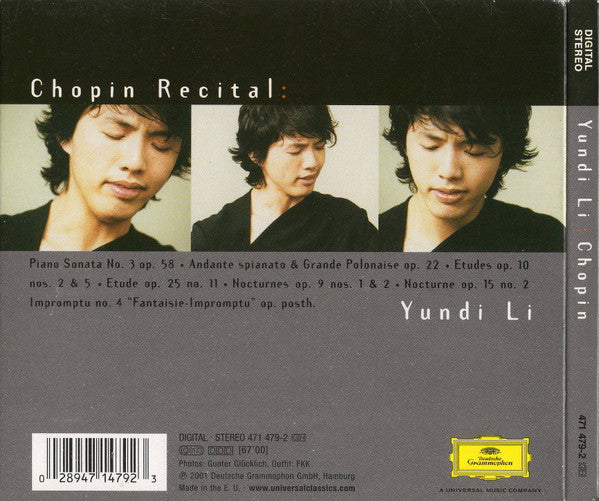 Frédéric Chopin, Yundi Li : Chopin (CD, Album)