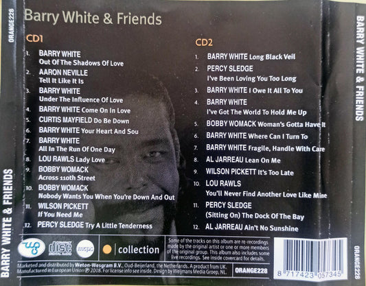 Barry White : Barry White & Friends (2xCD, Comp, Sli)