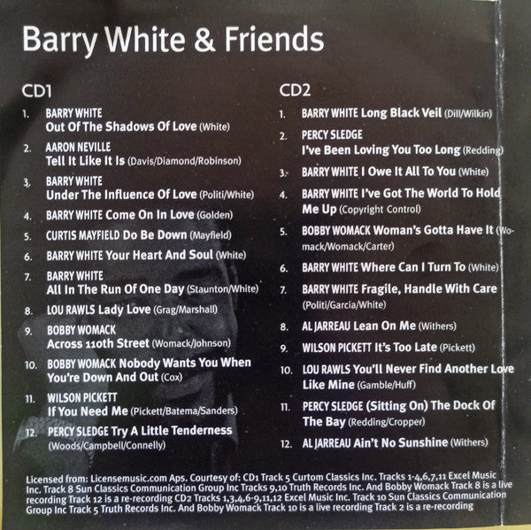 Barry White : Barry White & Friends (2xCD, Comp, Sli)