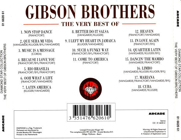Gibson Brothers : The Very Best Of (CD, Comp)