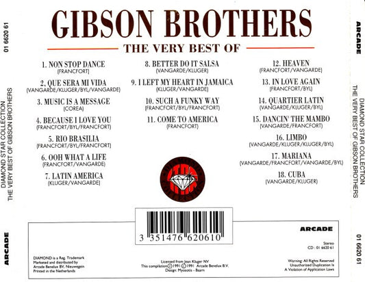 Gibson Brothers : The Very Best Of (CD, Comp)