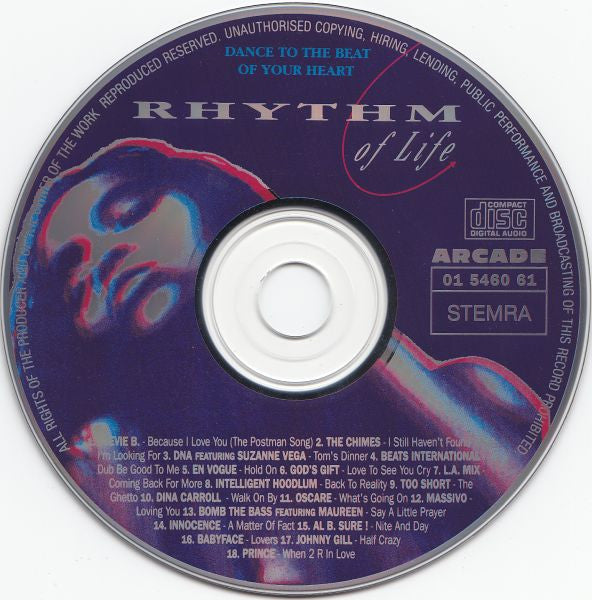 Various : Rhythm Of Life - Dance To The Beat Of Your Heart (CD, Comp)