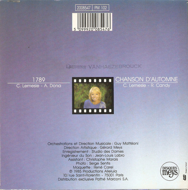 Isabelle Aubret : 1789 (7", Single)