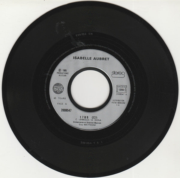 Isabelle Aubret : 1789 (7", Single)