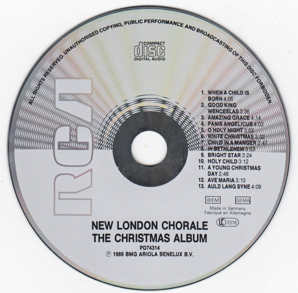 New London Chorale : The Christmas Album (CD, Album)