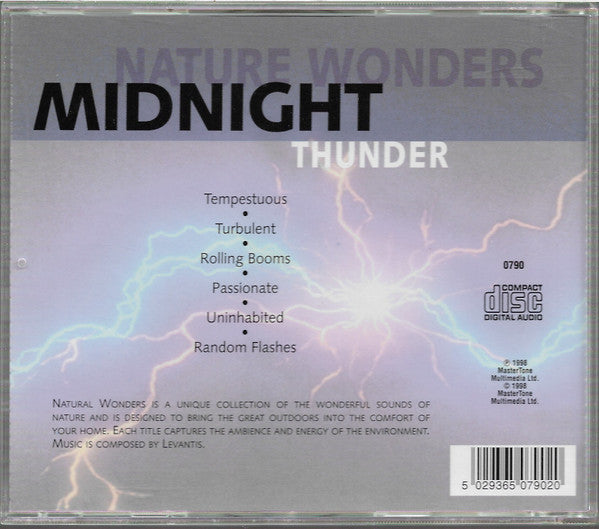 Levantis : Nature Wonders - Midnight Thunder (CD, Album)
