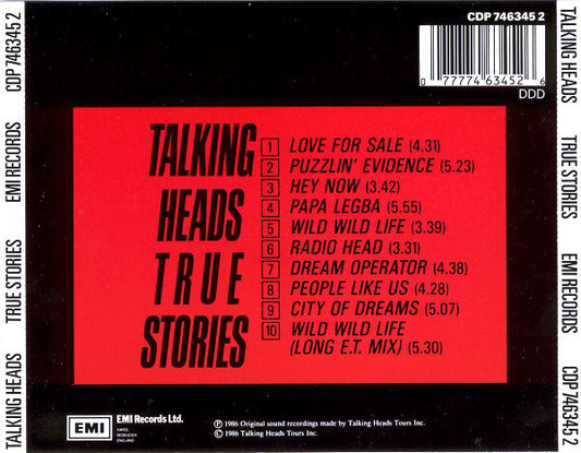 Talking Heads : True Stories (CD, Album)