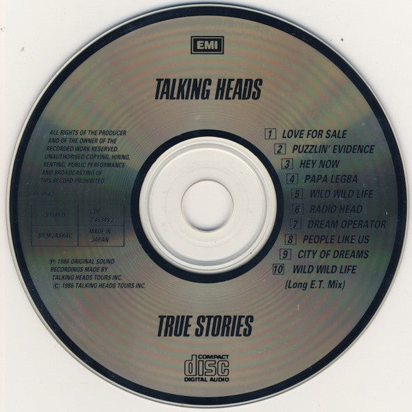 Talking Heads : True Stories (CD, Album)