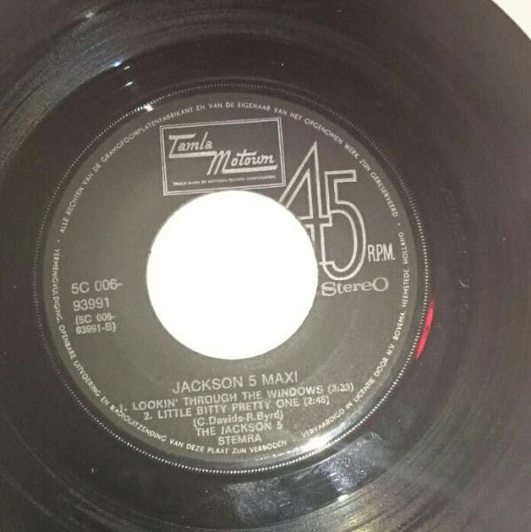 Michael Jackson / The Jackson 5 : Jackson 5 Maxi (7", Maxi, Ora)