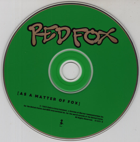Red Fox (2) : As A Matter Of Fox (CD, Album)