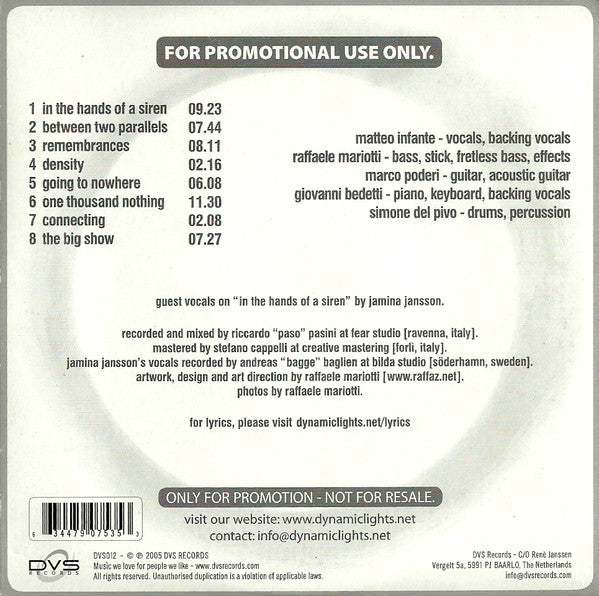 Dynamic Lights : Shape (CD, Album, Promo, Car)