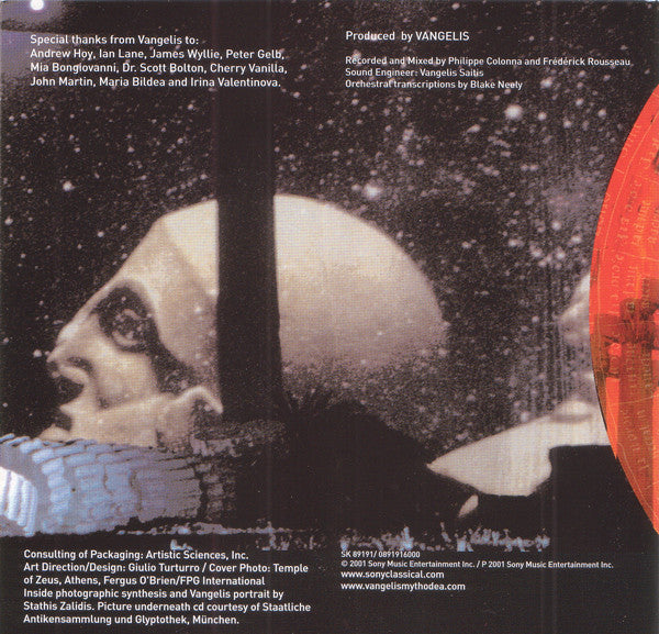 Vangelis : Mythodea (Music For The NASA Mission: 2001 Mars Odyssey) (CD, Album)