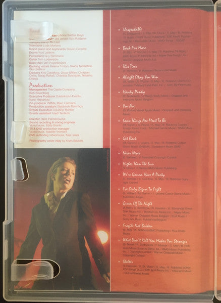 Natalia (3) : Back For More (Live) (DVD-V, PAL, DVD)