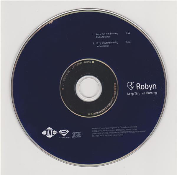 Robyn : Keep This Fire Burning (CD, Single)