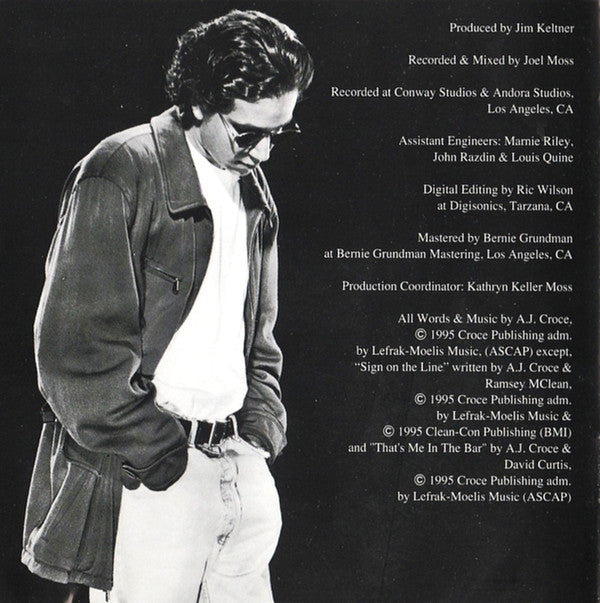 A.J. Croce : That's Me In The Bar (CD, Album)
