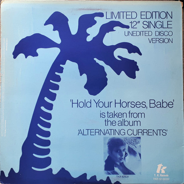 Celi Bee & The Buzzy Bunch : Hold Your Horses, Babe (12", Ltd)