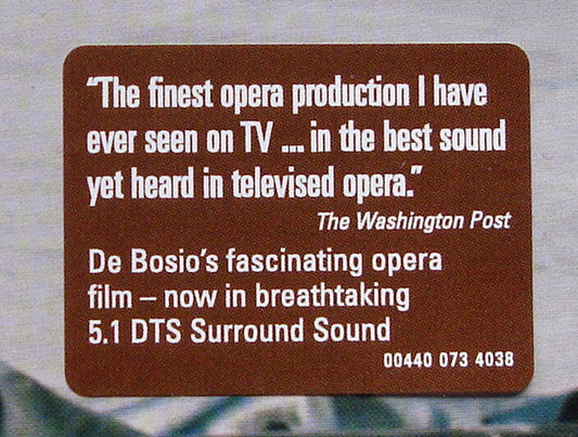 Giacomo Puccini / Raina Kabaivanska · Placido Domingo · Sherrill Milnes / New Philharmonia Orchestra, Bruno Bartoletti , Directed By Gianfranco De Bosio : Tosca (DVD-V, Copy Prot., RE, Multichannel, NTSC)