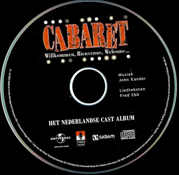 Cabaret - Nederlandse Cast : Cabaret - Het Nederlandse Cast Album (CD + DVD)