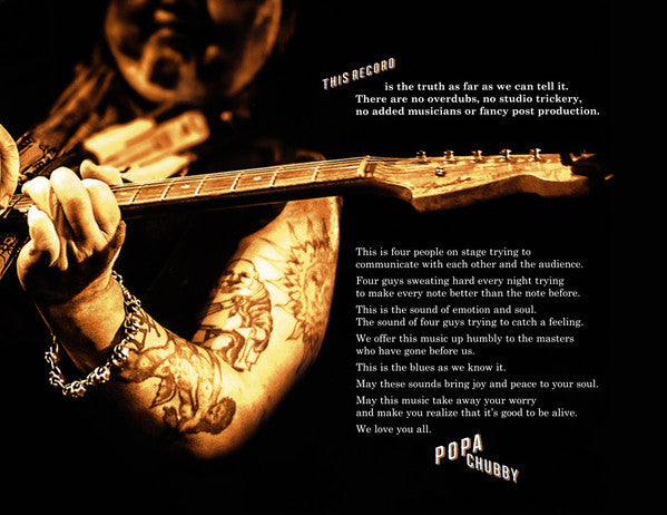 Popa Chubby : Big, Bad And Beautiful - Live (2xCD, Album)