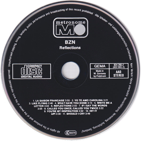 BZN : Reflections (CD, Album)