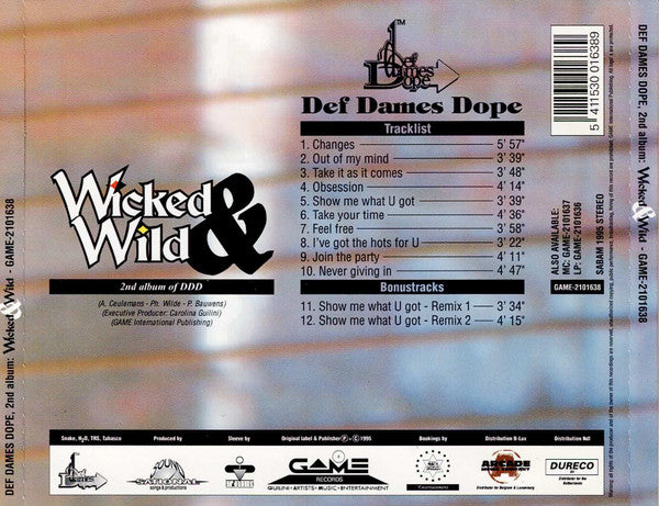 Def Dames Dope : Wicked & Wild (CD, Album)
