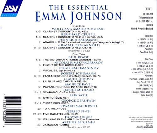 Emma Johnson : The Essential (2xCD, Comp)