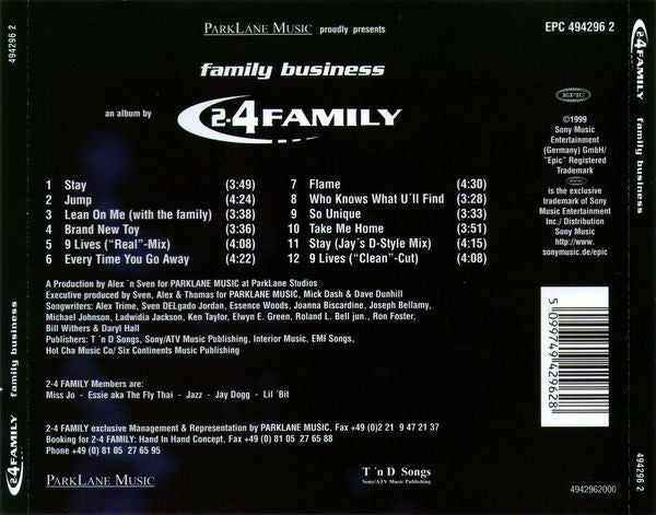 2-4 Family : Family Business (CD, Album)