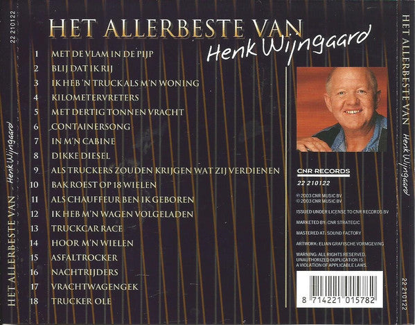 Henk Wijngaard : Het Allerbeste Van Henk Wijngaard (CD, Comp)