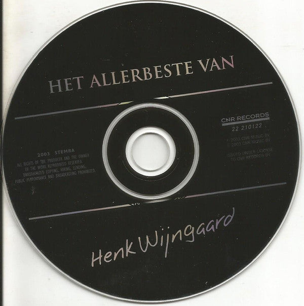 Henk Wijngaard : Het Allerbeste Van Henk Wijngaard (CD, Comp)