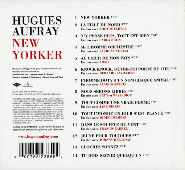 Hugues Aufray : New Yorker (CD, Album, Enh, Ltd, Dig)