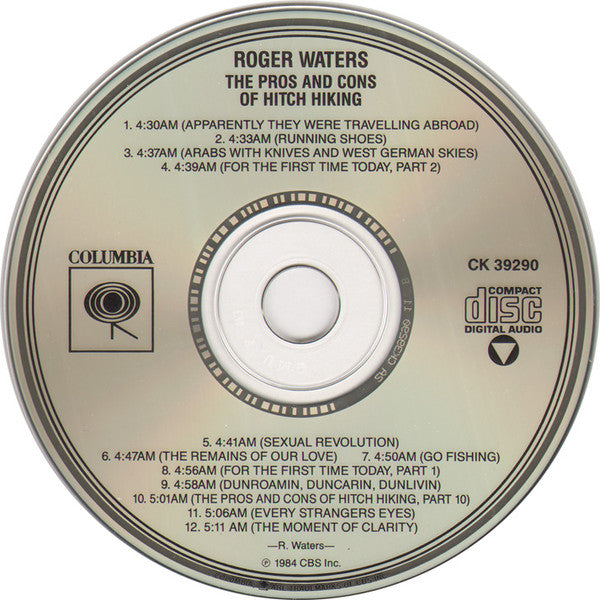 Roger Waters : The Pros And Cons Of Hitch Hiking (CD, Album, RE, CRP)