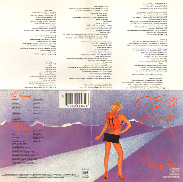 Roger Waters : The Pros And Cons Of Hitch Hiking (CD, Album, RE, CRP)