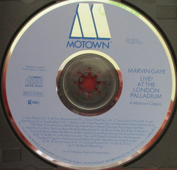 Marvin Gaye : Live At The London Palladium (CD, Album)