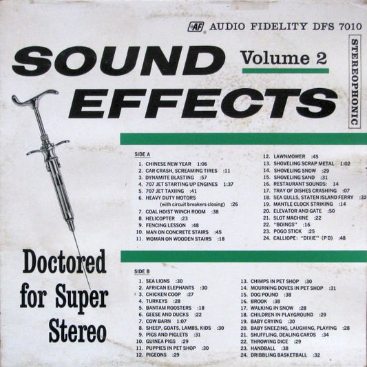 No Artist : Sound Effects, Volume 2 (LP)