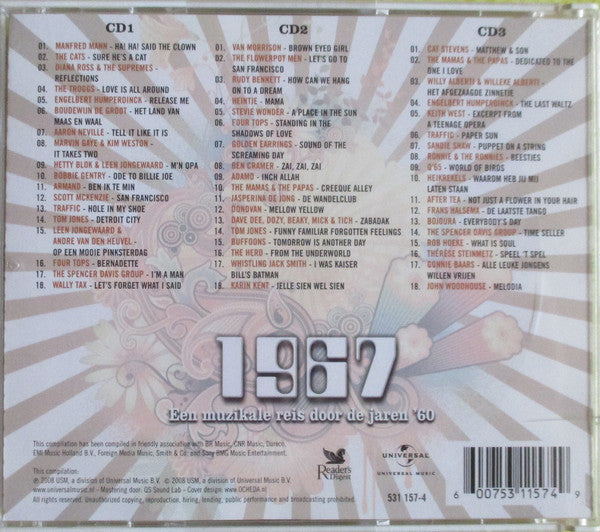 Various : Een Muzikale Reis Door De Jaren '60 - 1967 (3xCD, Comp)