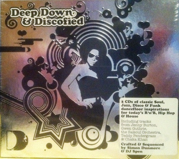 Various : Deep, Down & Discofied (2xCD, Mixed)