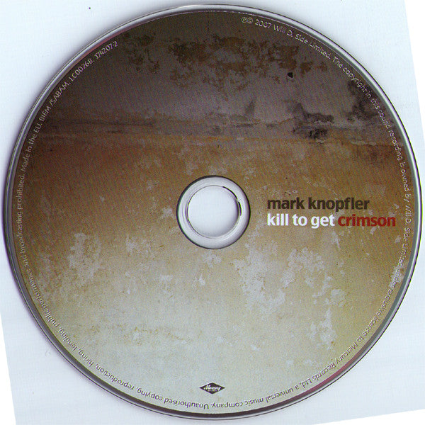 Mark Knopfler : Kill To Get Crimson (CD, Album, RP)