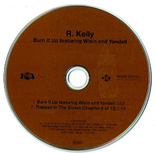 R. Kelly : Burn It Up (CD, Single)