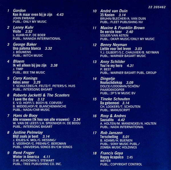 Various : Hollands Glorie Hits (CD, Comp)