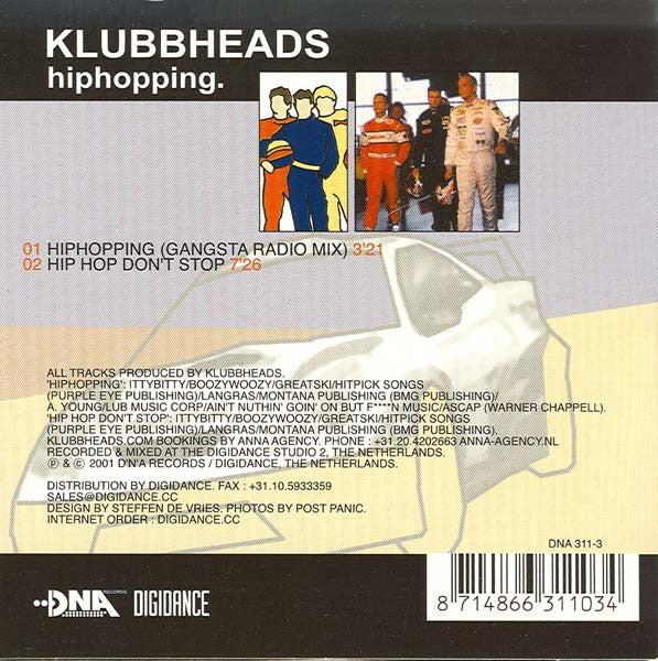 Klubbheads : Hiphopping (CD, Single)