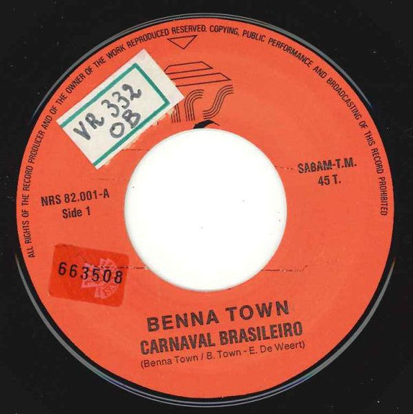 Benna Town : Carnaval Brasileiro (7", Single)